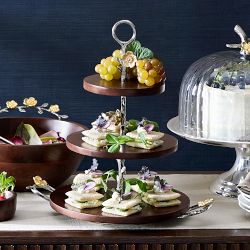 Floral Vine 3-Tiered Stand