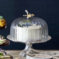 Floral Vine Glass Dome