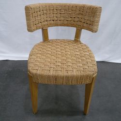 OPEN BOX: Santorini Side Chair, Wood, Honey Oak