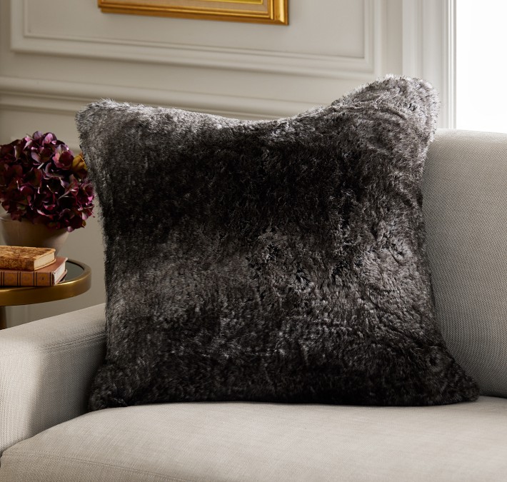 Faux Fur Animal Pillow Cover | Williams Sonoma