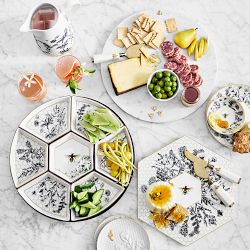 Honeycomb Lazy Susan Porcelain Server | Williams Sonoma