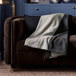Plaid Lambswool Throw, Grayson