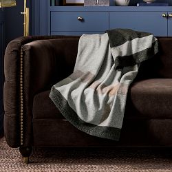 Plaid Lambswool Throw, Grayson