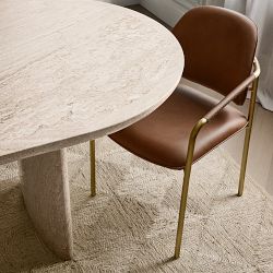 Radius Travertine Dining Table (96")