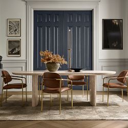 Radius Travertine Dining Table (96")