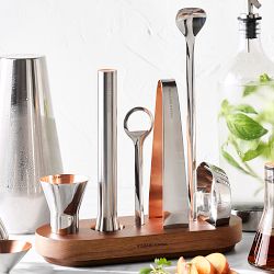 Williams Sonoma Signature Bar Tools Set with Stand