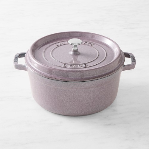 Staub Enameled Cast Iron Round Dutch Oven, 5.5-Qt., Lilac