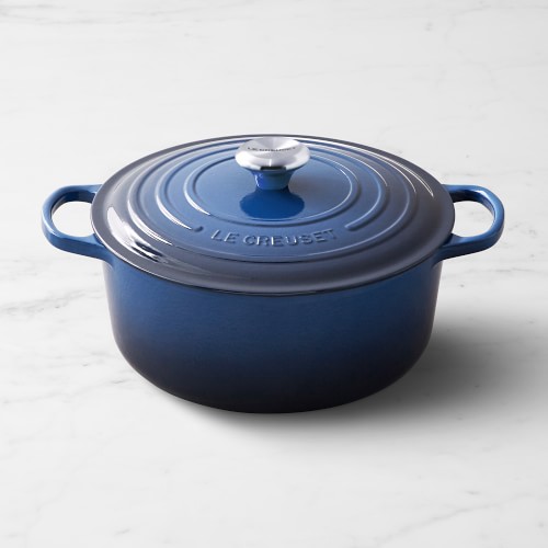 Le Creuset Signature Enameled Cast Iron Round Dutch Oven, 7.25-Qt., Lapis