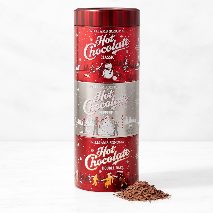 Classic & Peppermint Hot Chocolate Sampler Tin | Williams Sonoma