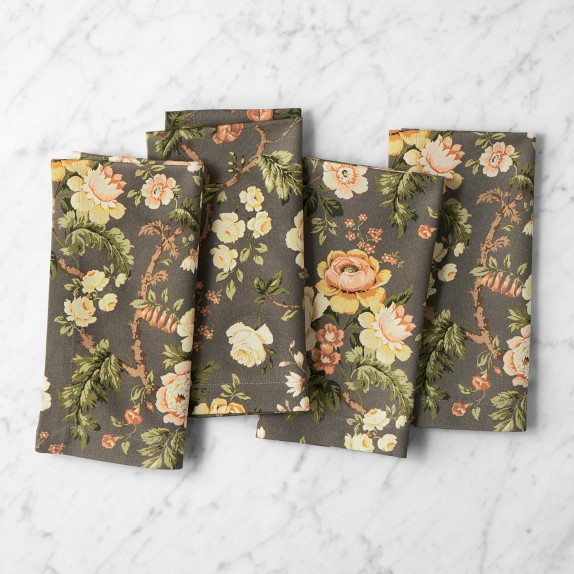 Sanderson x Williams Sonoma Hykenham Florals Napkins, Set of 4