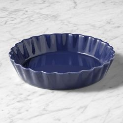 Williams Sonoma Essential Pie Dish, Blue