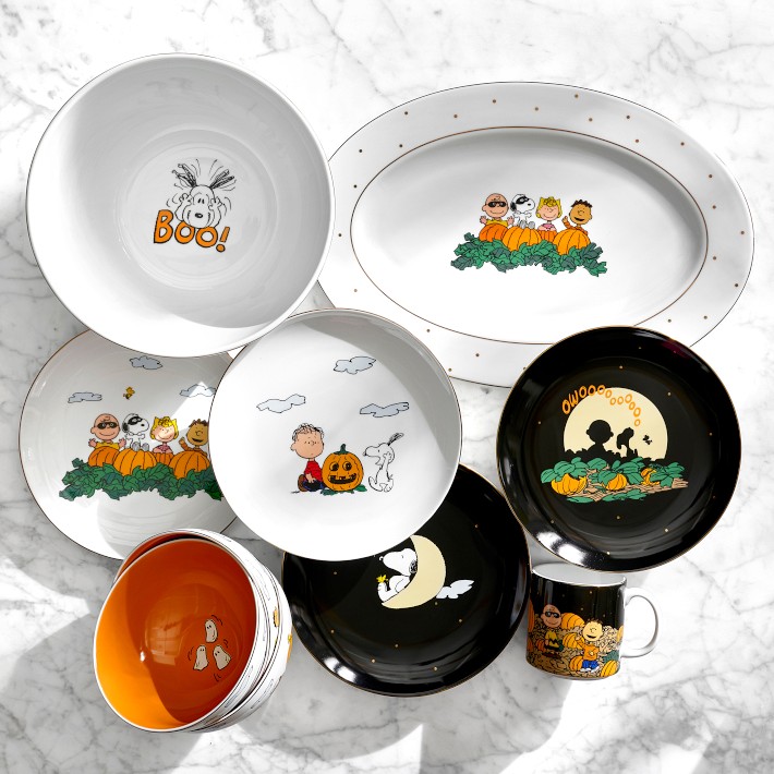 PEANUTS x Williams Sonoma The Great Pumpkin Cereal Bowls, Set of 4