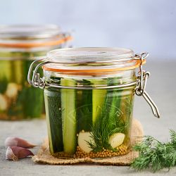 Kilner Round Clip Top Jar, Set of 6