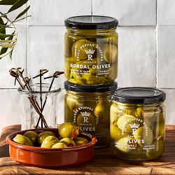 【オリーブオイル】【美株 ボールタイプ 】白鯨 2株 Regalis Orange Stuffed Gordal Olives | Williams Sonoma