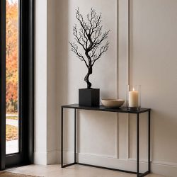 Spooky Halloween Faux Tree in Black Pot, 38"
