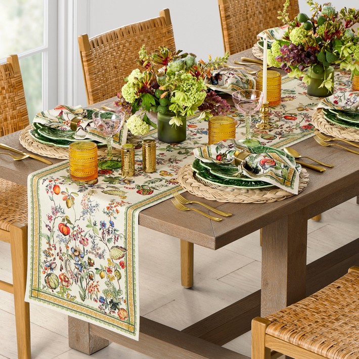 Painted Vine Table Runner | Williams Sonoma