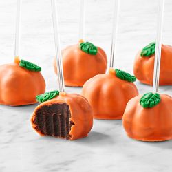 Pumpkin Cake Pops, Set of 6