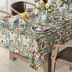 Woodland Animals Tablecloth, 70" x 108"