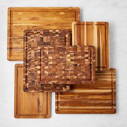 Williams Sonoma End-Grain Cutting &amp; Carving Board, Teak