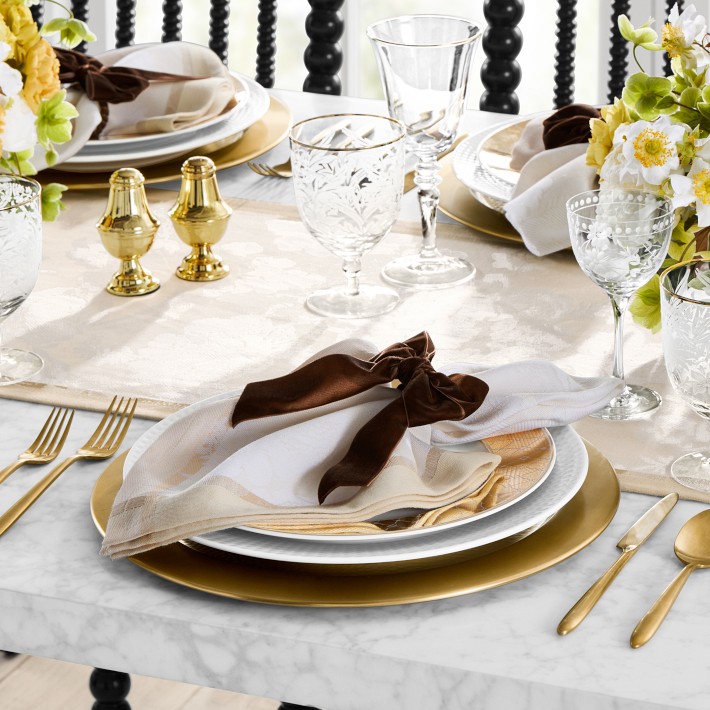 Filomena Jacquard Table Runner | Williams Sonoma