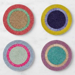 Joanna Buchanan Bright Stripe Coasters, Set of 4