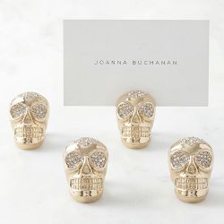 Joanna Buchanan Skull Place Card Holders, Set of 2