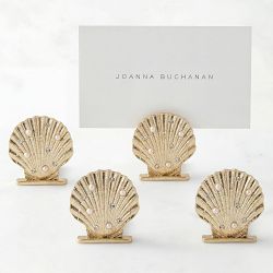 Joanna Buchanan Shell Place Card Holders, Set of 4