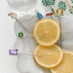 Joanna Buchanan Jeweled  Cocktail Picks, Set of 6