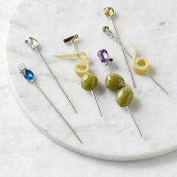 Joanna Buchanan Jeweled  Cocktail Stirrers, Set of 6