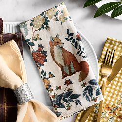 Woodland Animals Napkins, Set of 4