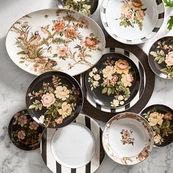 Sanderson x Williams Sonoma Botanical Reverie Dinnerware Collection