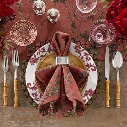 Lotus Tapestry Table Runner