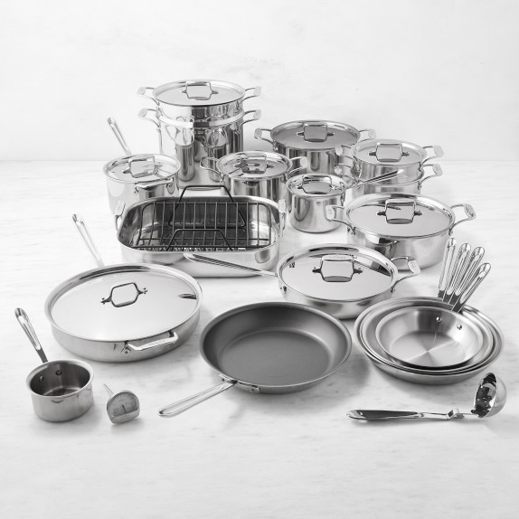 All-Clad D5® 30-Piece Cookware Set | Williams Sonoma