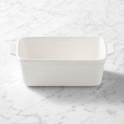 Williams Sonoma Beaded Stoneware Loaf Pan