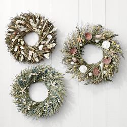 Summer in the Sand Live Wreath, 20"