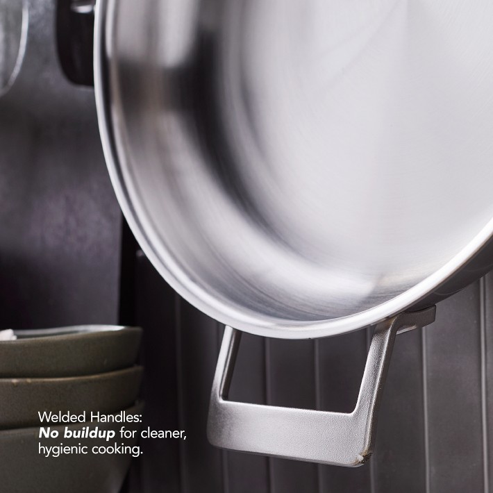 Demeyere Industry Stainless-Steel Frying Pan | Williams Sonoma