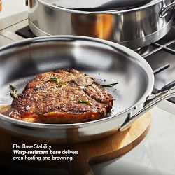 Demeyere デメイエレ ソテーパン 鍋蓋 28cm Atlantis 7 Demeyere Atlantis Stainless-Steel Curved Sauté Pans | Williams Sonoma