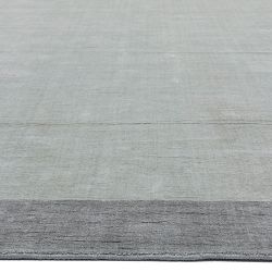 Border Linen Hand Loomed Rug