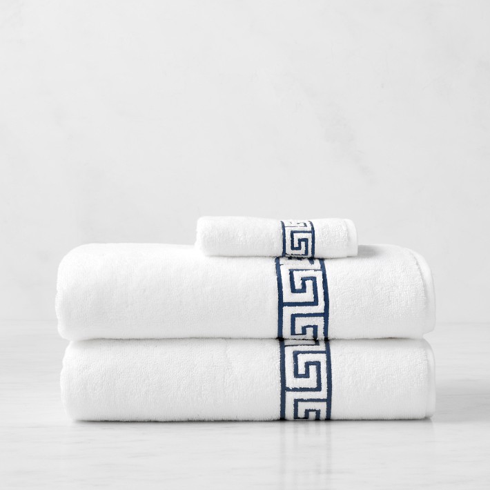 Chambers® Greek Key Towels | Williams Sonoma