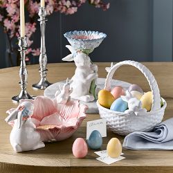 Sculptural Bunny Multicoloured Large Serving Bowl