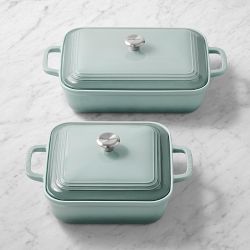 Le Creuset San Francisco Covered Baker Set, Sea Salt