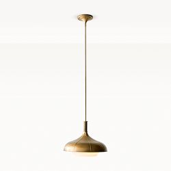 Wyatt Pendant, Antique Brass, Metal
