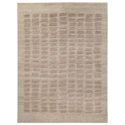 Amos Hand-Knotted Rug, 6' x 9', Natural