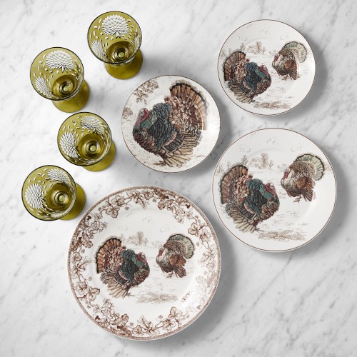 Plymouth Double Turkey Dinnerware 16-Piece Dinnerware Set