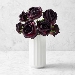 Faux Black Magic Rose Bouquet