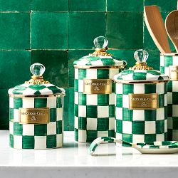 MacKenzie-Childs Emerald Check Collection | Williams Sonoma