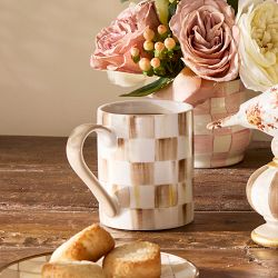MacKenzie-Childs Mocha Check Collection | Williams Sonoma