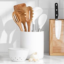 Hold Everything Ceramic Garlic Keeper with Grater Plate