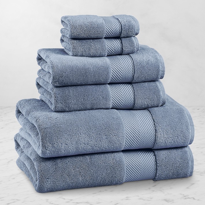 Chambers® Organic 700-Gram Aerospin Bath Towels | Williams Sonoma