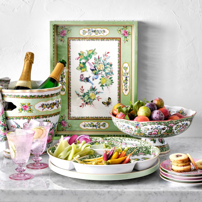 Famille Rose Lazy Susan Turntable | Williams Sonoma